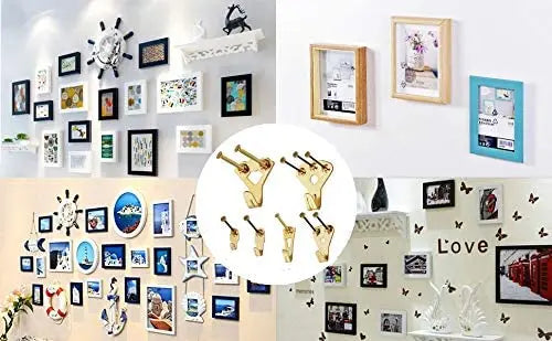 120 Pieces Professional Photo Frame Hooks, Nails Heavy Duty Picture Hanging Kit Pattan Australia